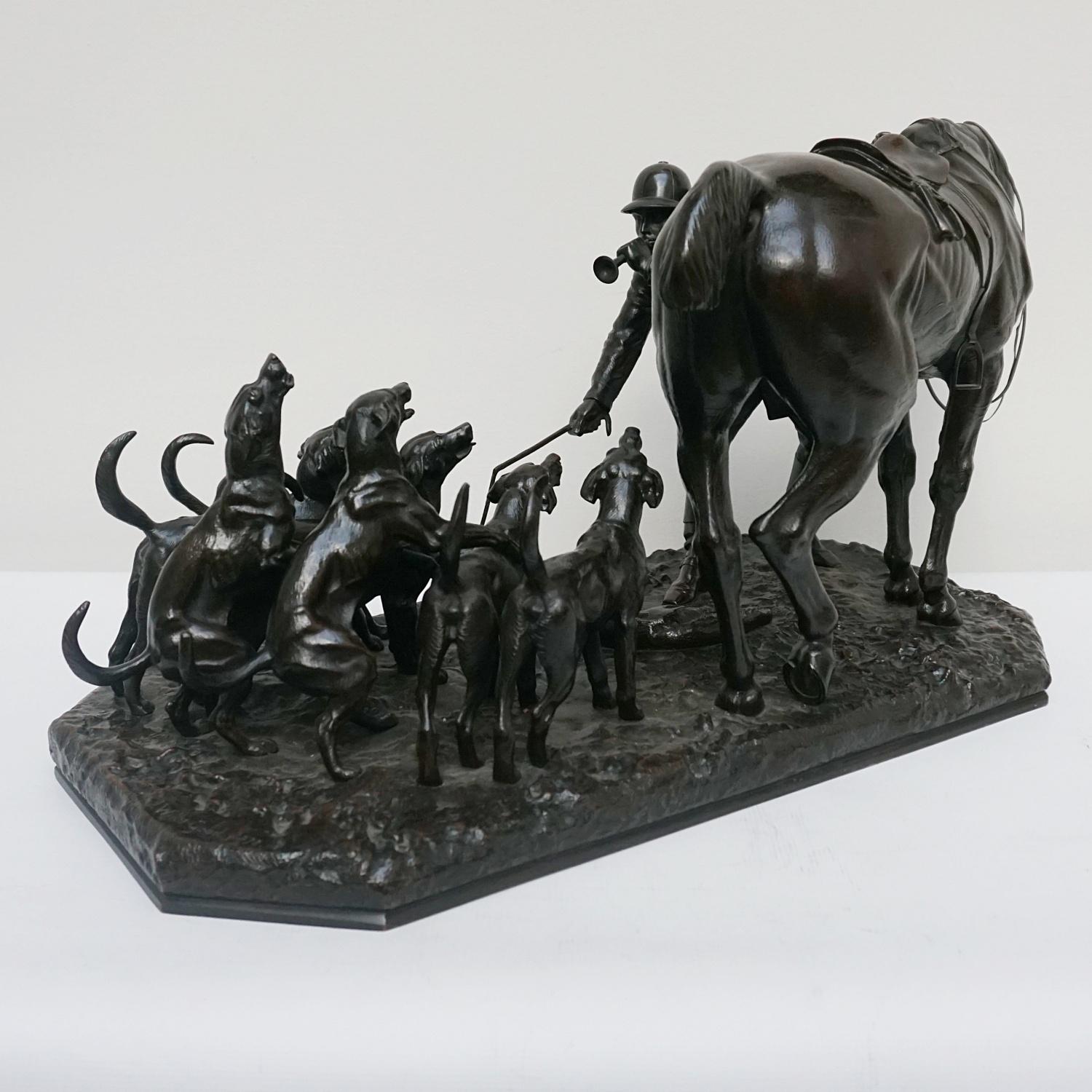 Mid-19th Century English Bronze Sculpture by John Willis Good '1845-1878' For Sale 10