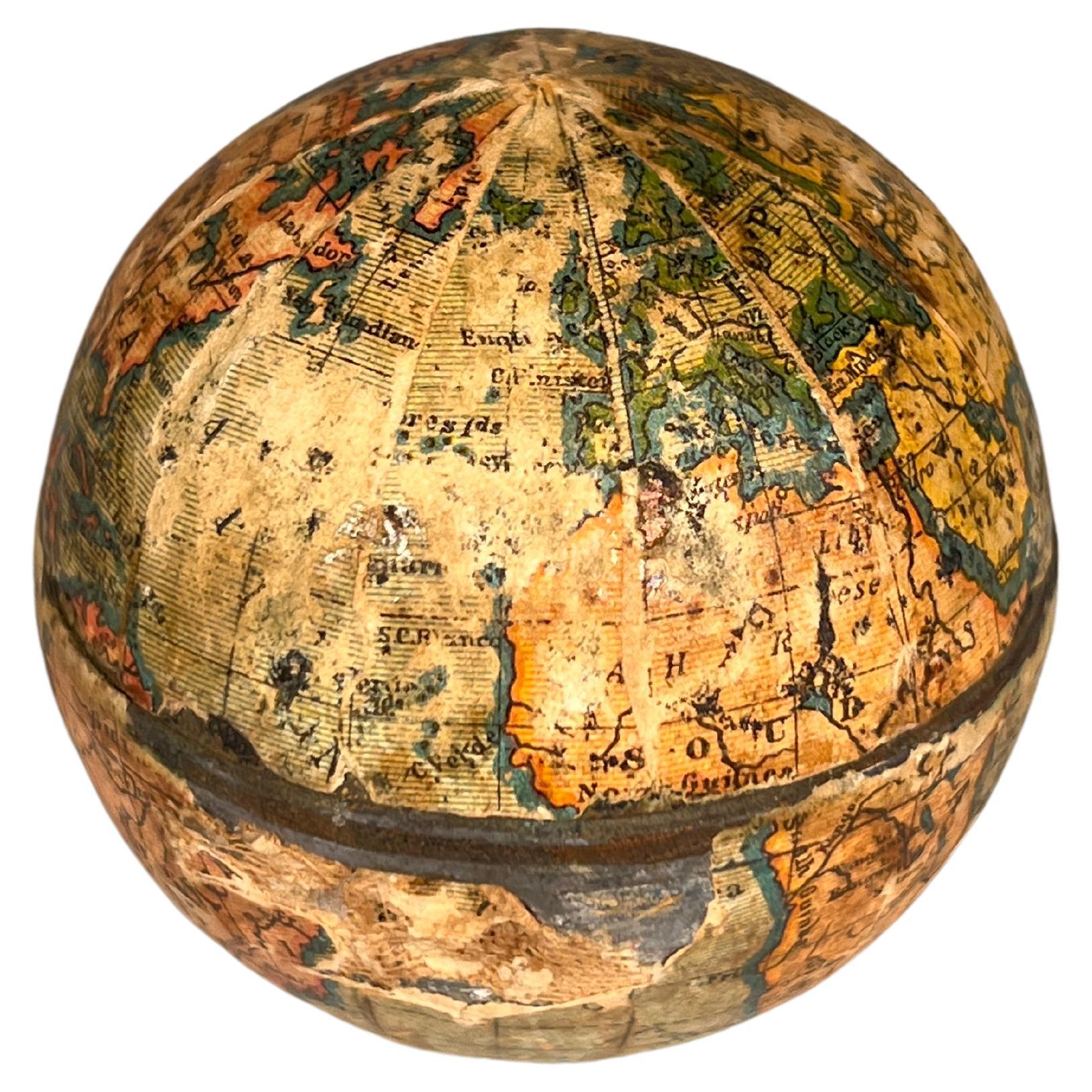 Mid 19th Century Inkwell in the Form of a Pocket Globe For Sale