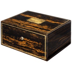 Mid-19th Century Lignum Vitae Writing Slope