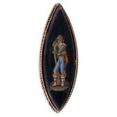 A mid 19th Century Roman Micromosaic Pendant