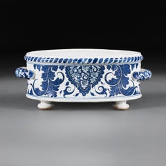 A Mid-19th Century Rouen Faience Jardinière Planter