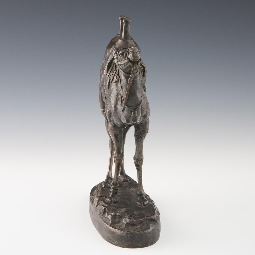 French A Mid 19th Century Sculpture of a Bactrian Camel by Antoine-Louis Barye