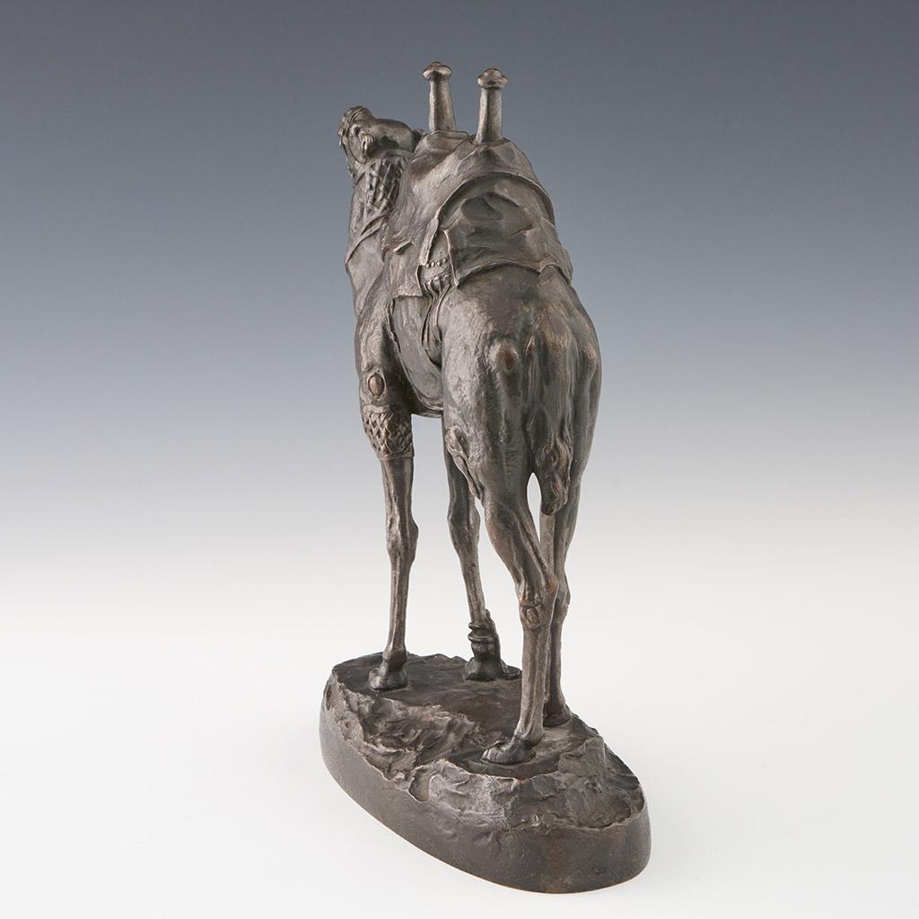 A Mid 19th Century Sculpture of a Bactrian Camel by Antoine-Louis Barye  1