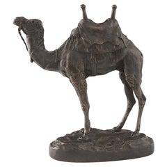 A Mid 19th Century Sculpture of a Bactrian Camel by Antoine-Louis Barye 