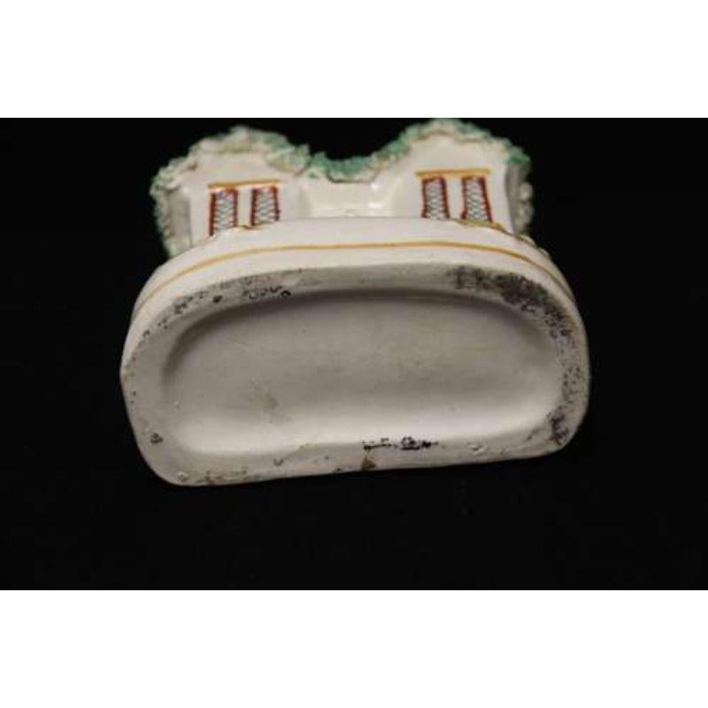 A mid 19th century Staffordshire pottery cottage money box, Circa 1840 English For Sale 3
