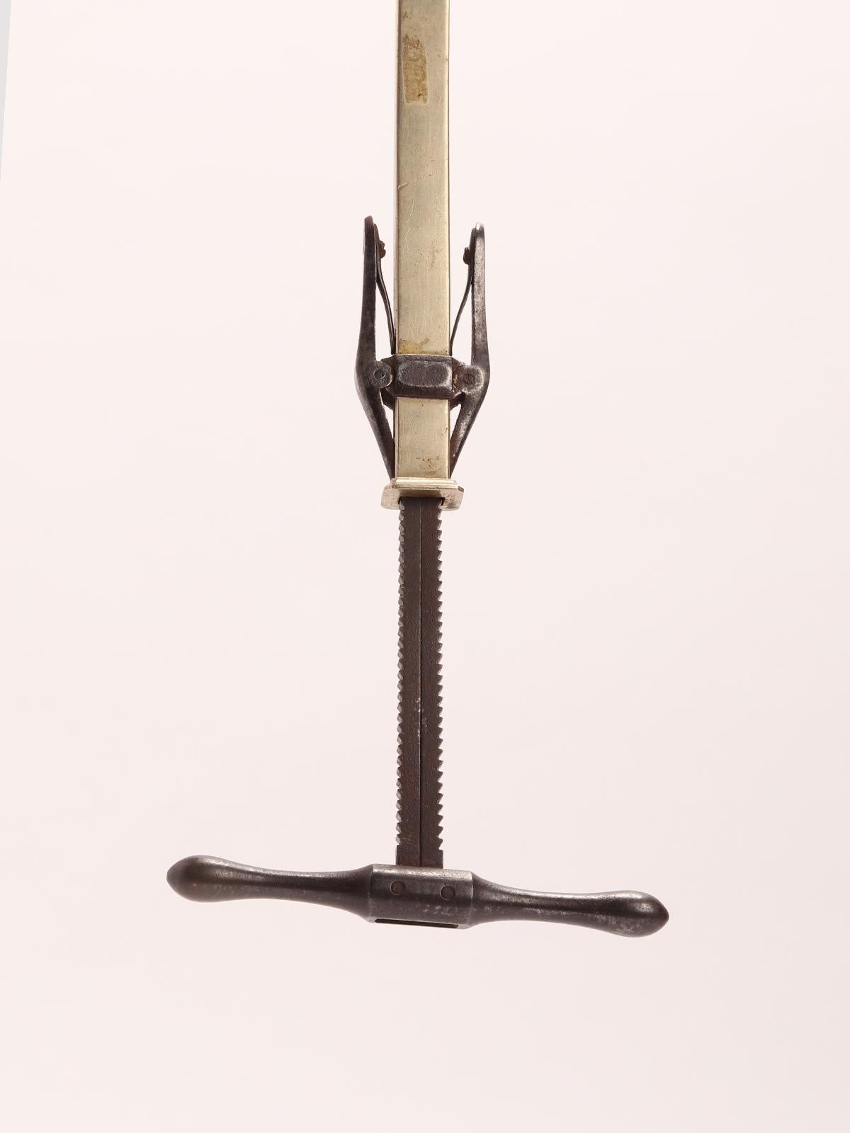 19th Century A mid-19th century surgeon's instrument, a saw. Lollini Brothers, Bologna, Italy For Sale