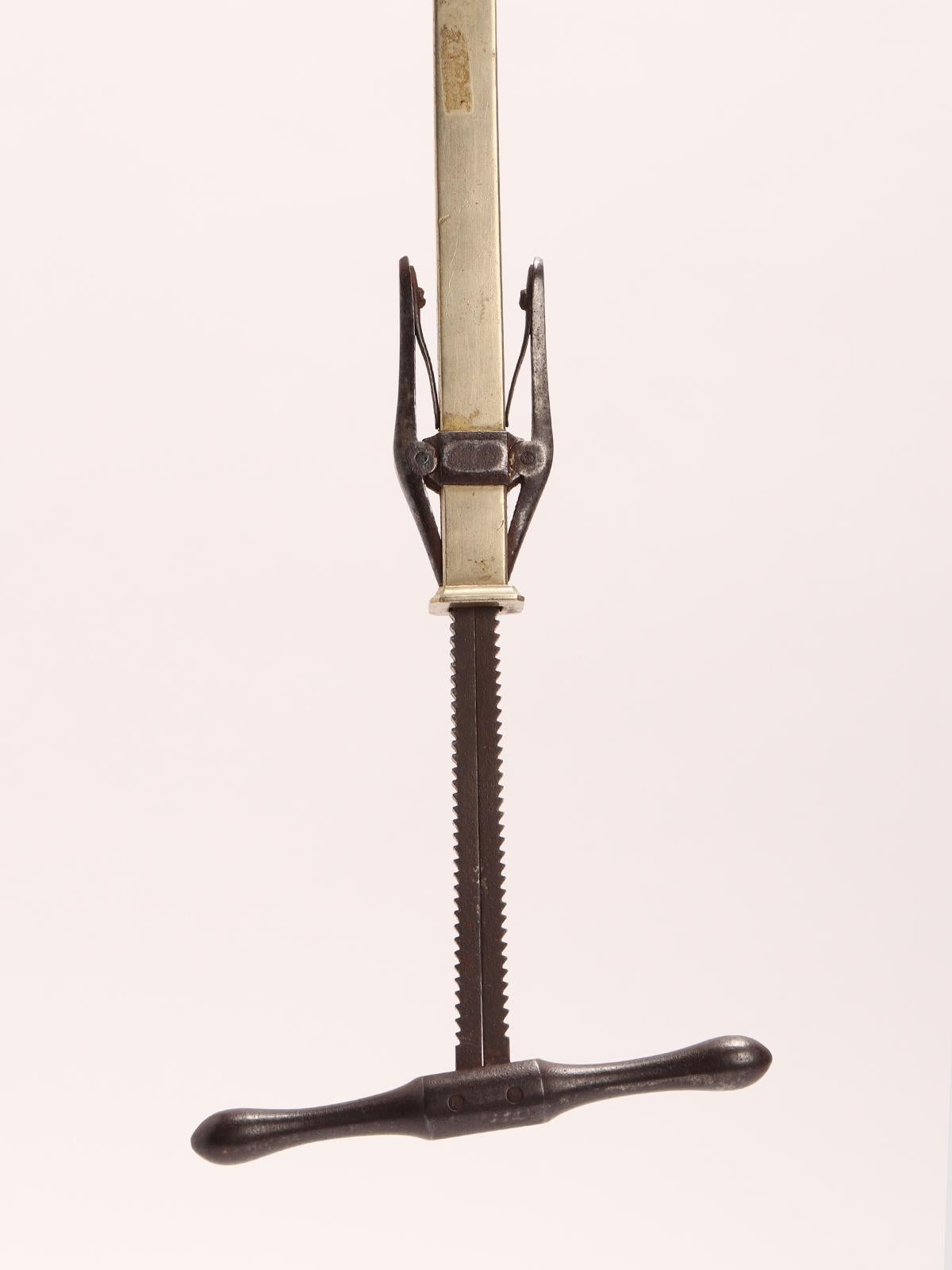 Metal A mid-19th century surgeon's instrument, a saw. Lollini Brothers, Bologna, Italy For Sale