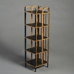 Mid-19th Century Victorian Bamboo Shoe Rack