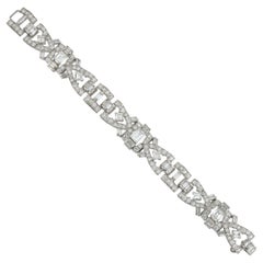 A mid-20th century diamond-set bracelet
