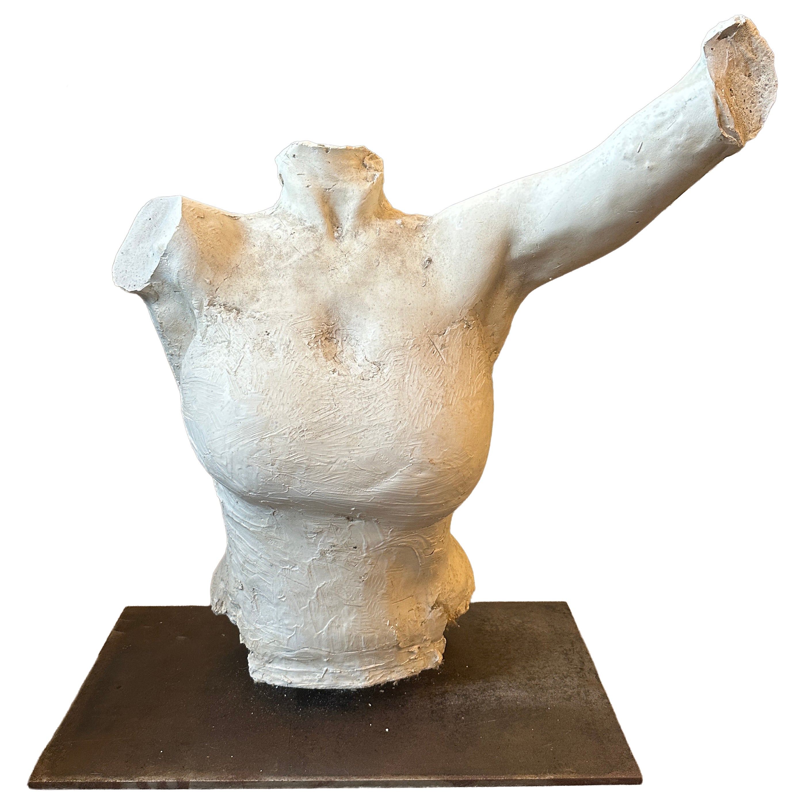 A Mid 20th Century French Plaster Female Torso