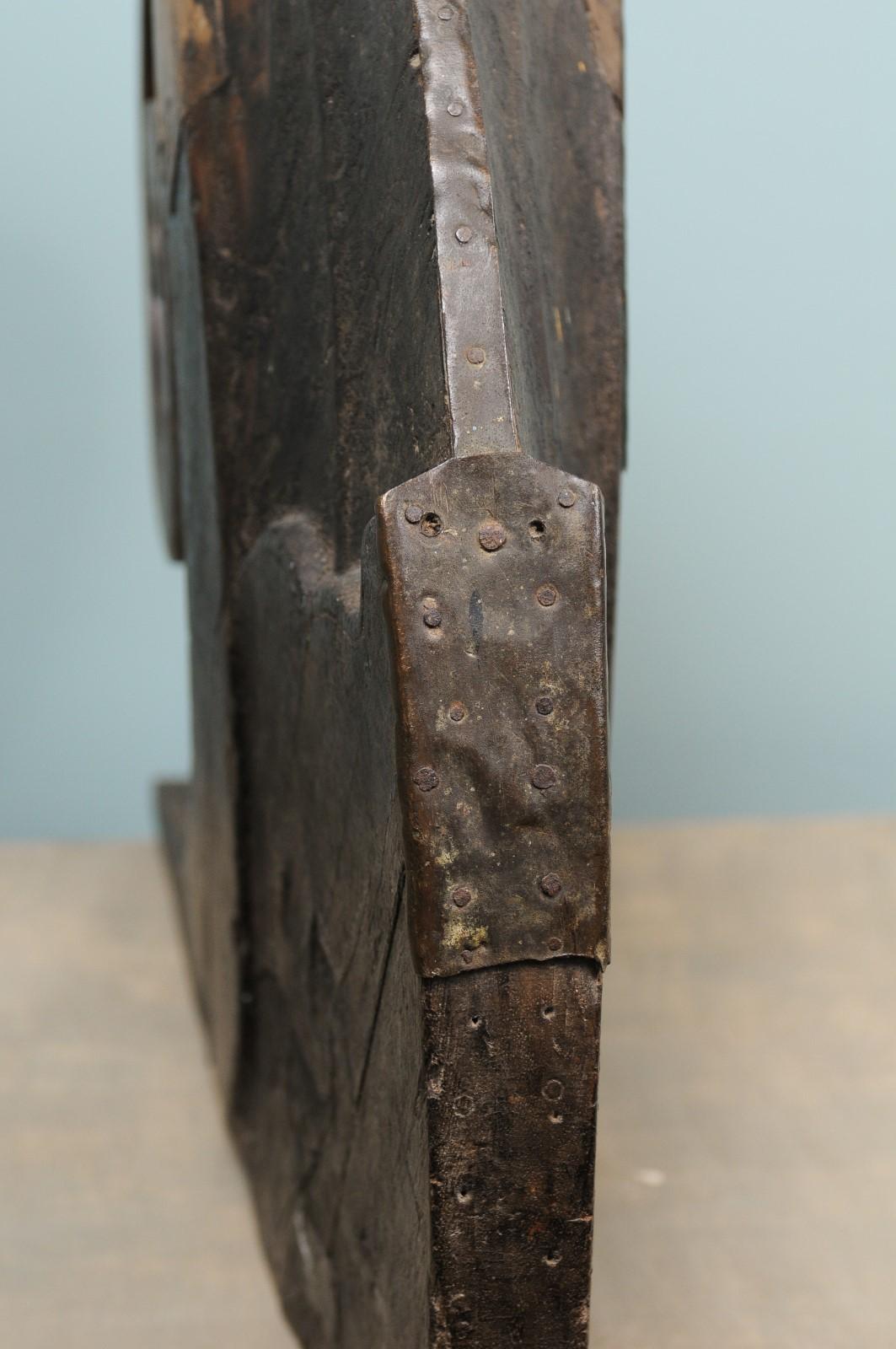 Mid-20th Century Kerala Large Wooden Hand Carved Boat Prow 3