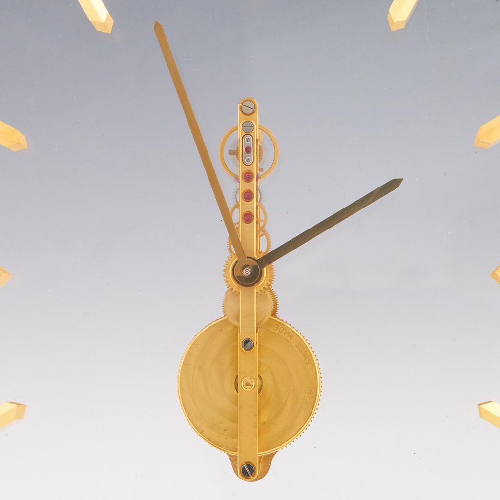 A Mid 20th Century Mantel Clock by Jaeger LeCoultre 2