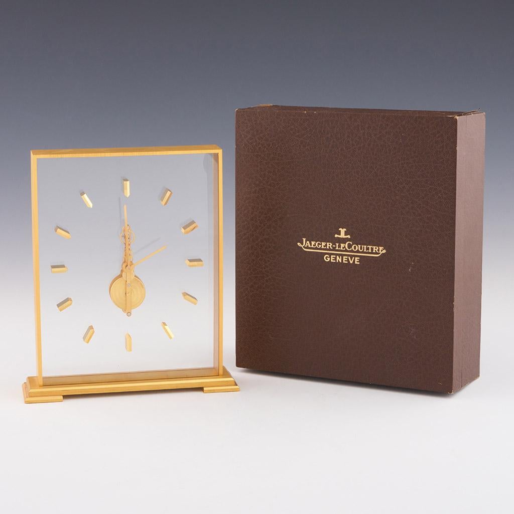 A Mid 20th Century Mantel Clock by Jaeger LeCoultre 3