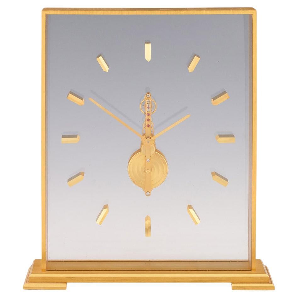 A Mid 20th Century Mantel Clock by Jaeger LeCoultre