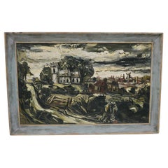 A mid-20th Century Oil on Board Painting
