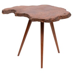 A mid 20th Century tree trunk  side table.