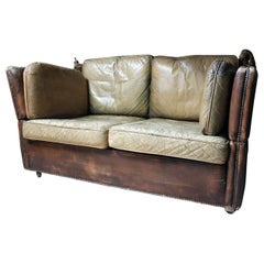 Mid-20th Century Leather Knole Sofa