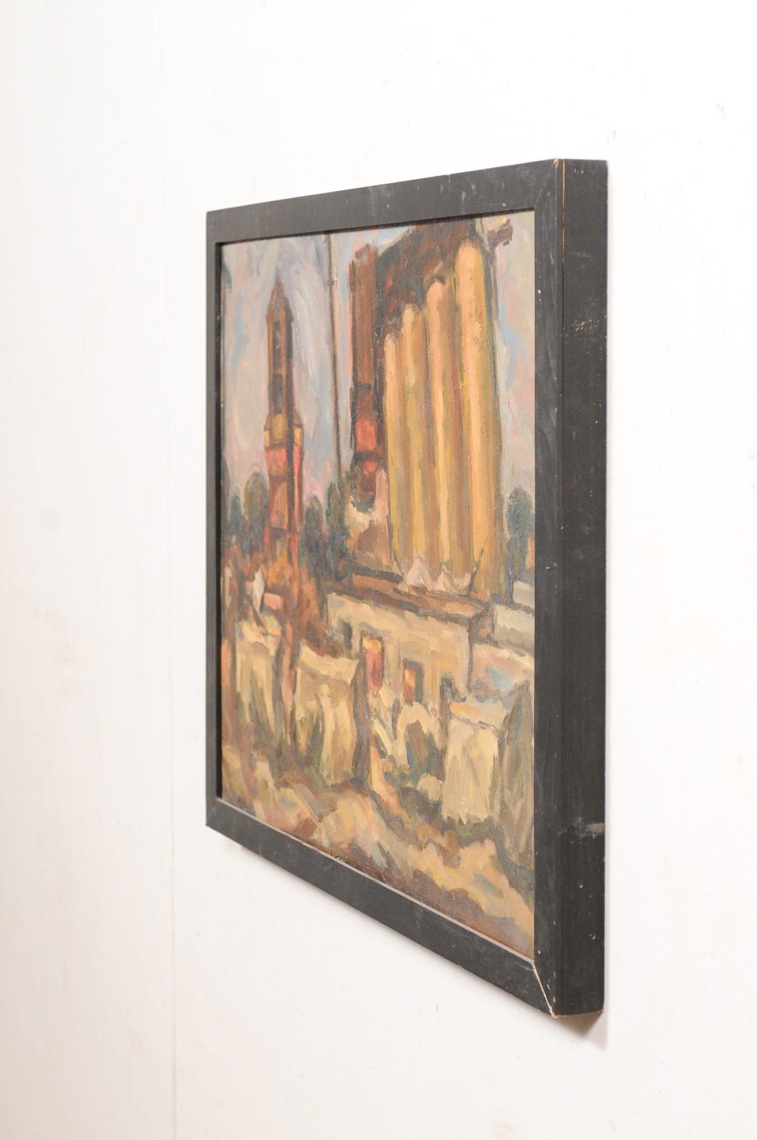 Quadro astratto di metà secolo 