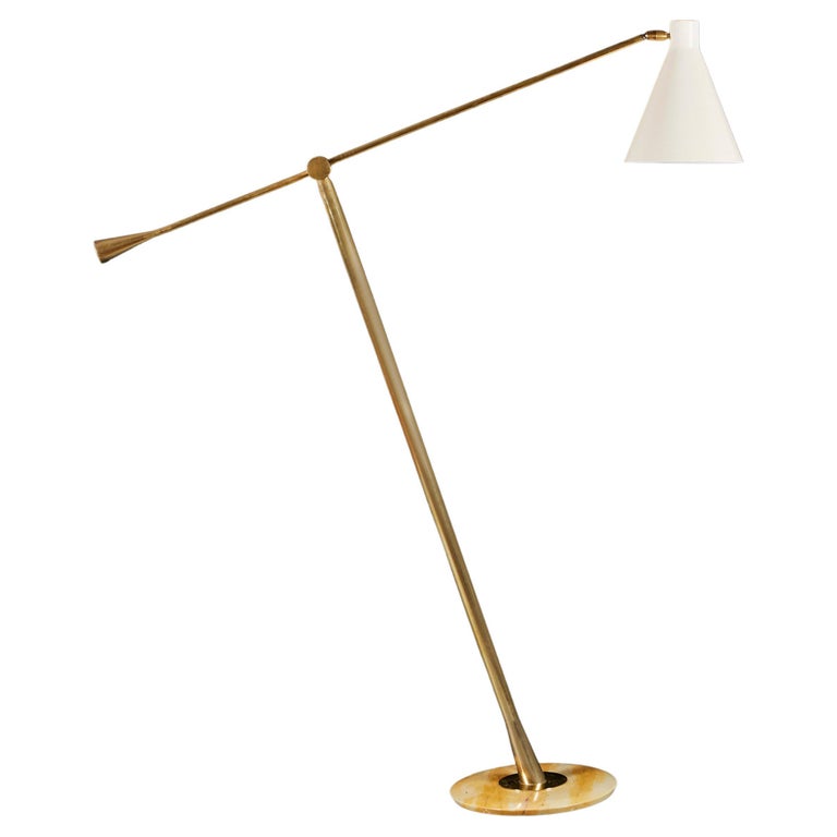 Midcentury Articulated Reading Light For Sale at 1stDibs