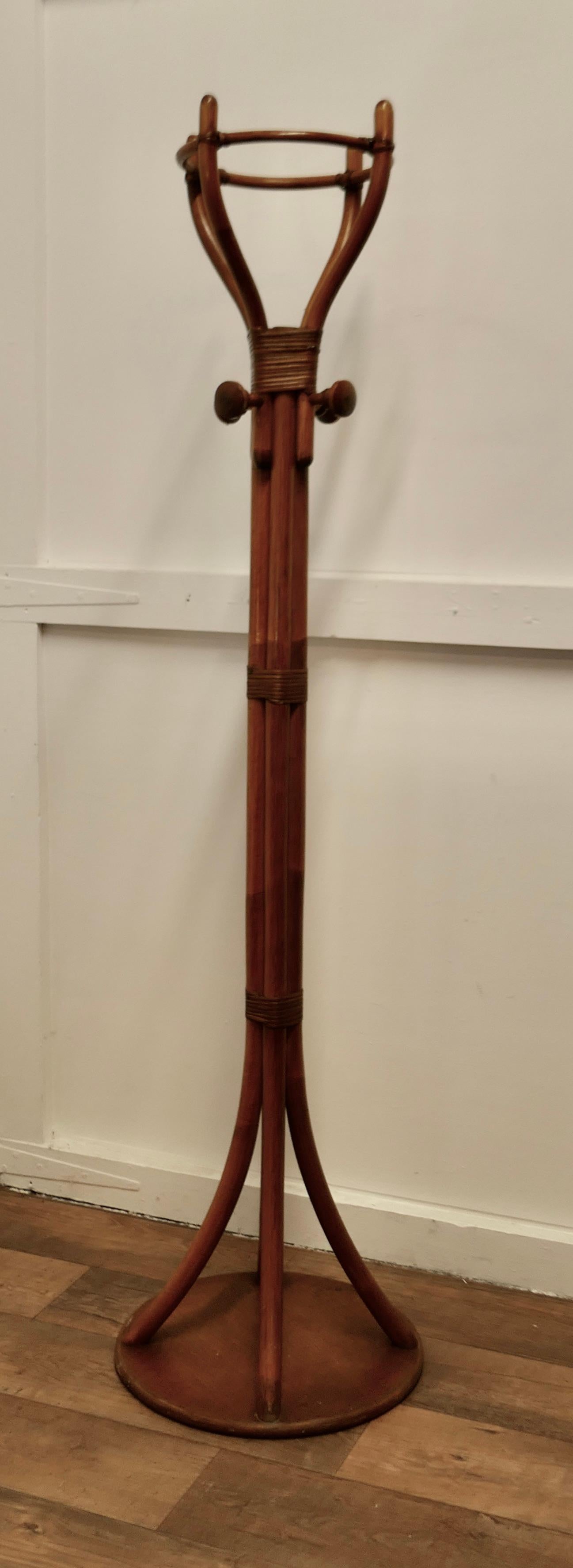 Bentwood A Mid Century Bent Wood Hall Stand    For Sale