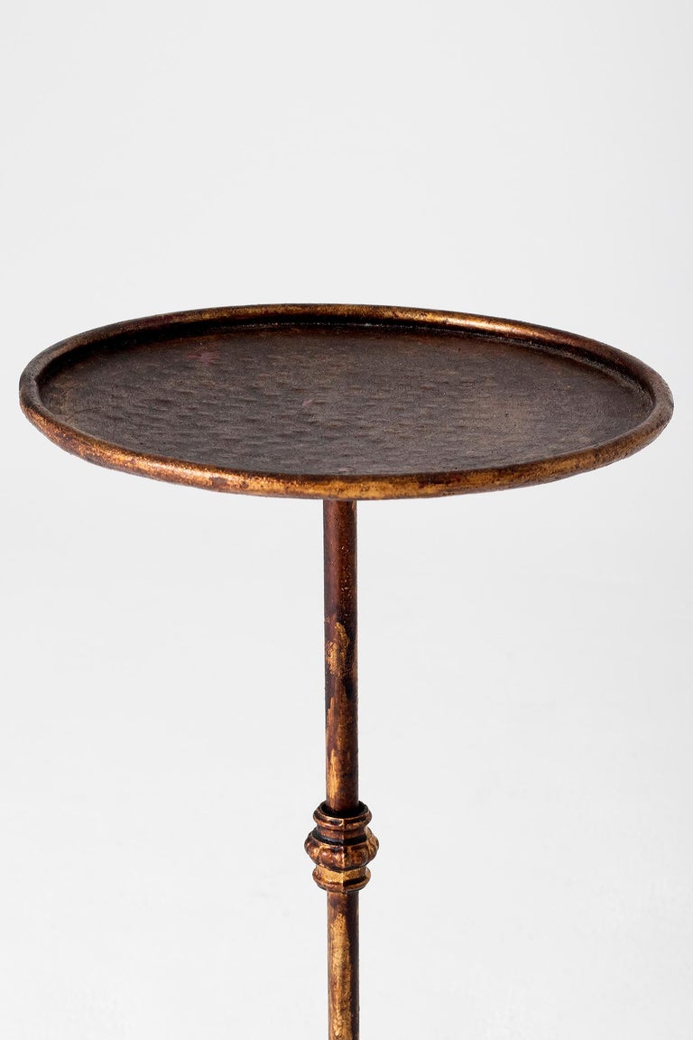 Midcentury Black Iron Martini Table at 1stDibs