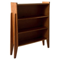 Bücherregal aus der Mitte des Jahrhunderts, Eiche, Frankreich, ca. 1950er Jahre