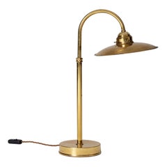 Midcentury Brass Desk Lamp