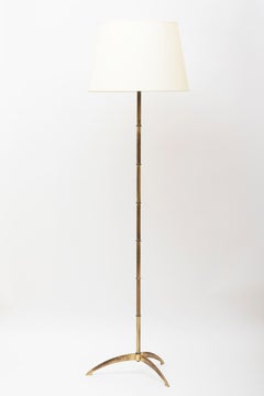 Midcentury Brass Floor Lamp