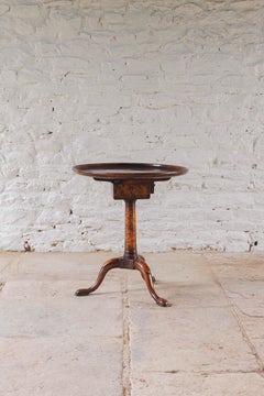 A Mid-Century Burr Walnut Tilt-Top