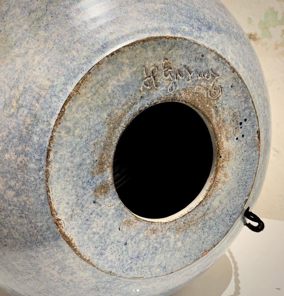 Mid-Century Modern Lampe émaillée en céramique du milieu du siècle dernier par Jean Pierre Gasnier en vente