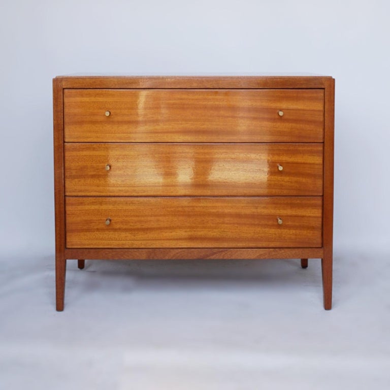 MidCentury Chest of Three Drawers by Ward and Austin for Loughborough