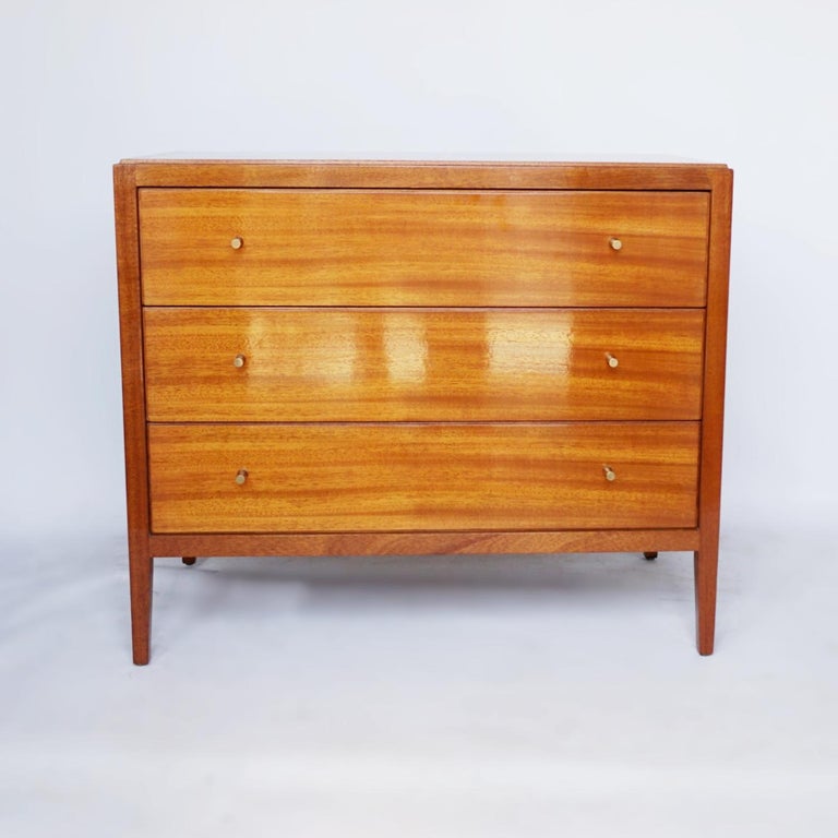 MidCentury Chest of Three Drawers by Ward and Austin for Loughborough