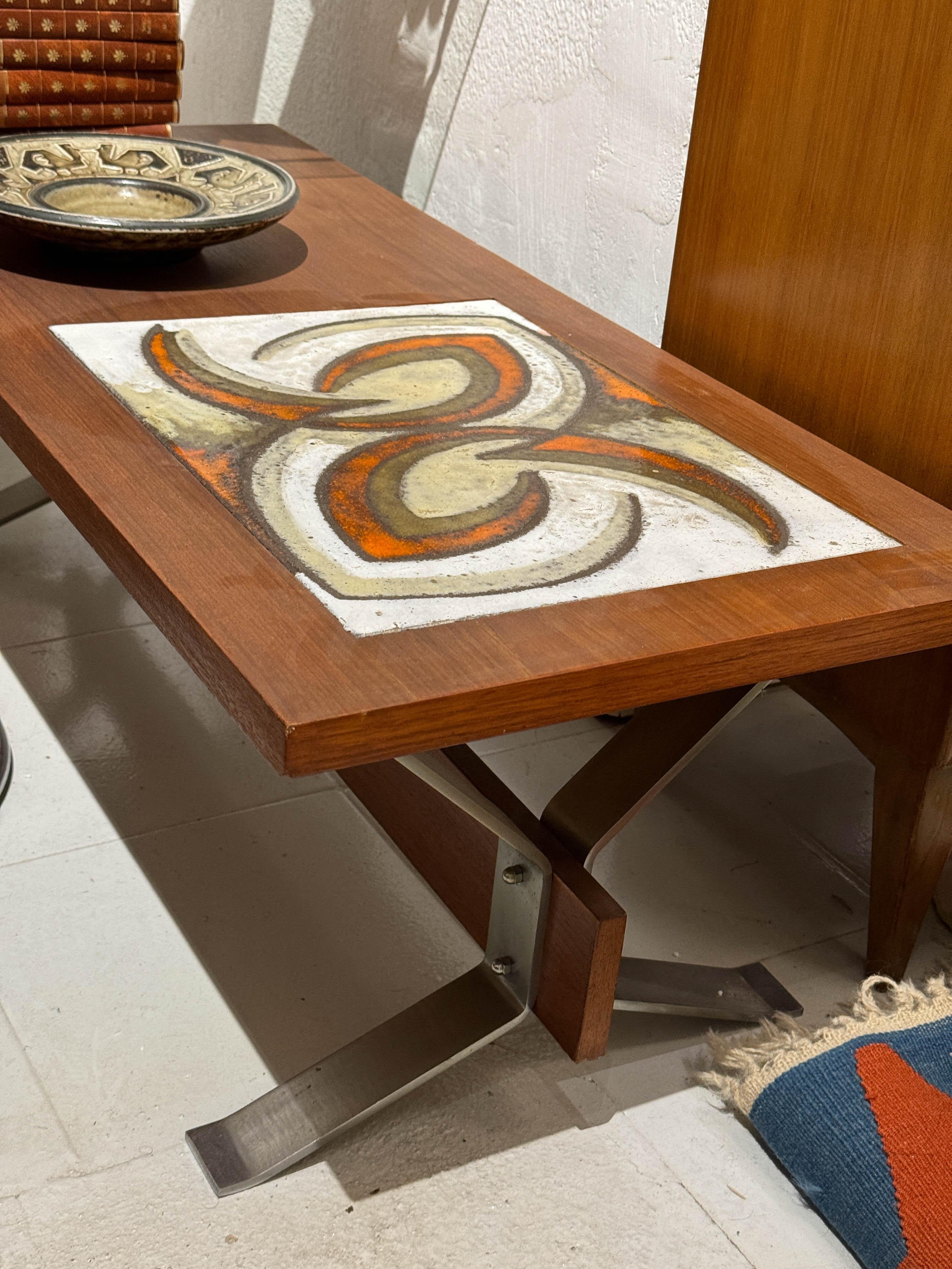 Mid-Century Modern A Mid-Century coffee table by Juliette Belarti For Sale