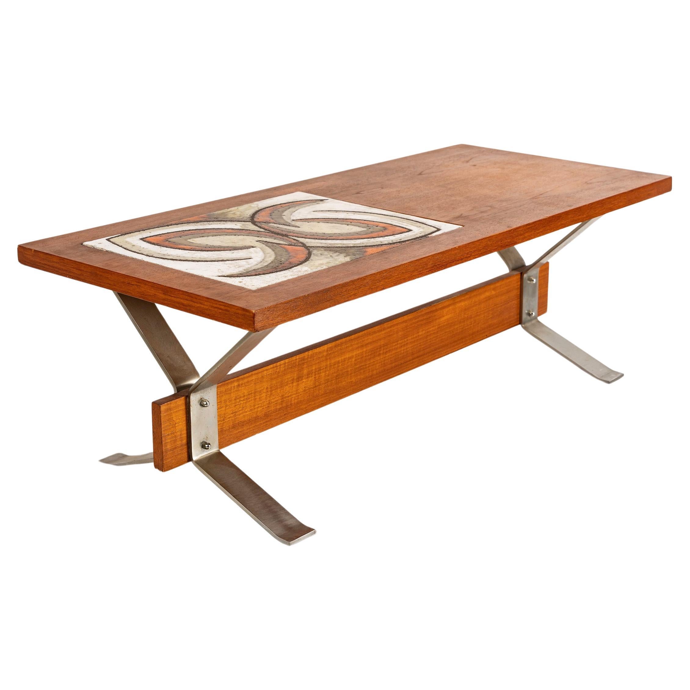 A Mid-Century coffee table by Juliette Belarti For Sale