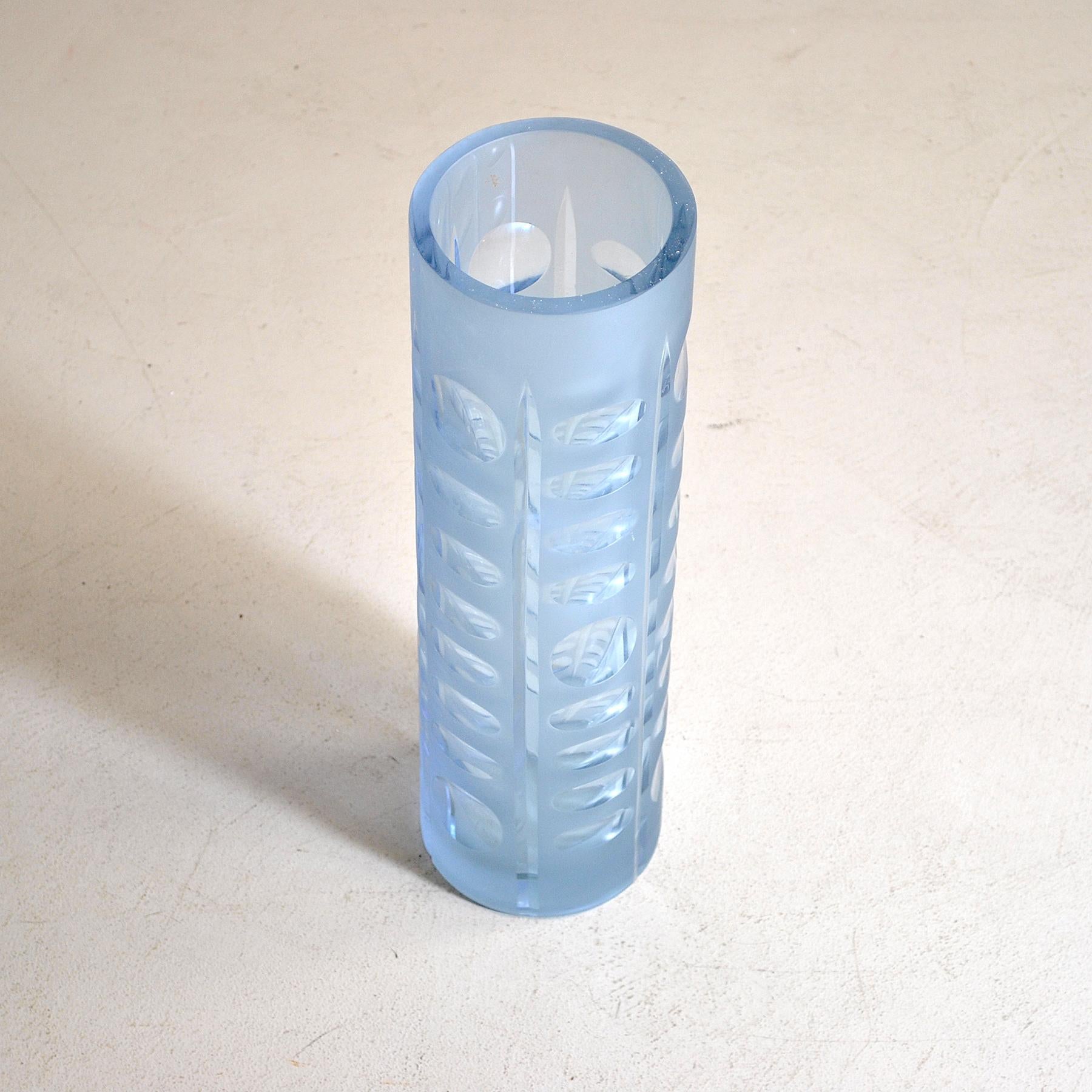German Midcentury Cylindrical Vase, Late 1960s For Sale