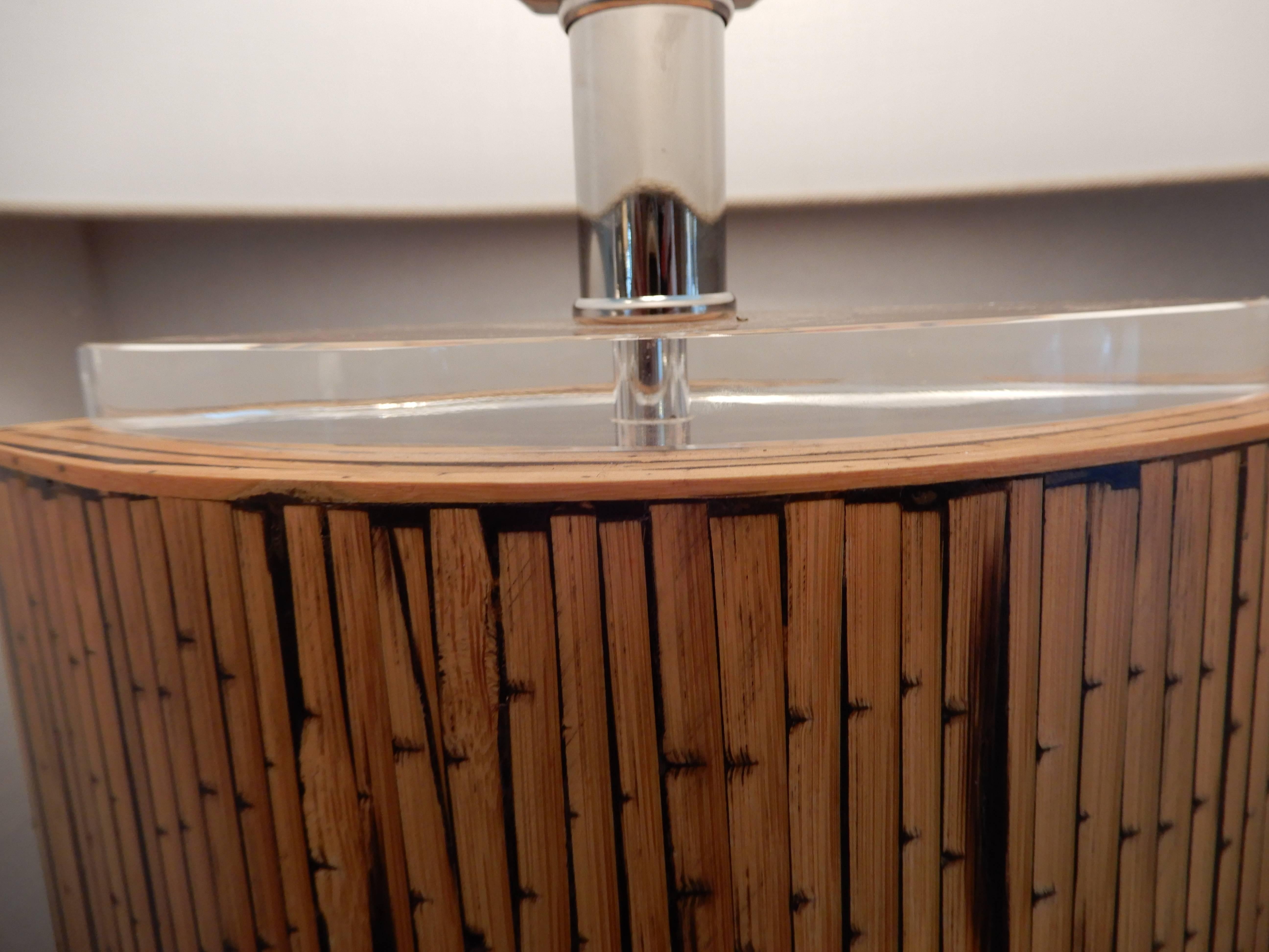 mid century danish style table lamp