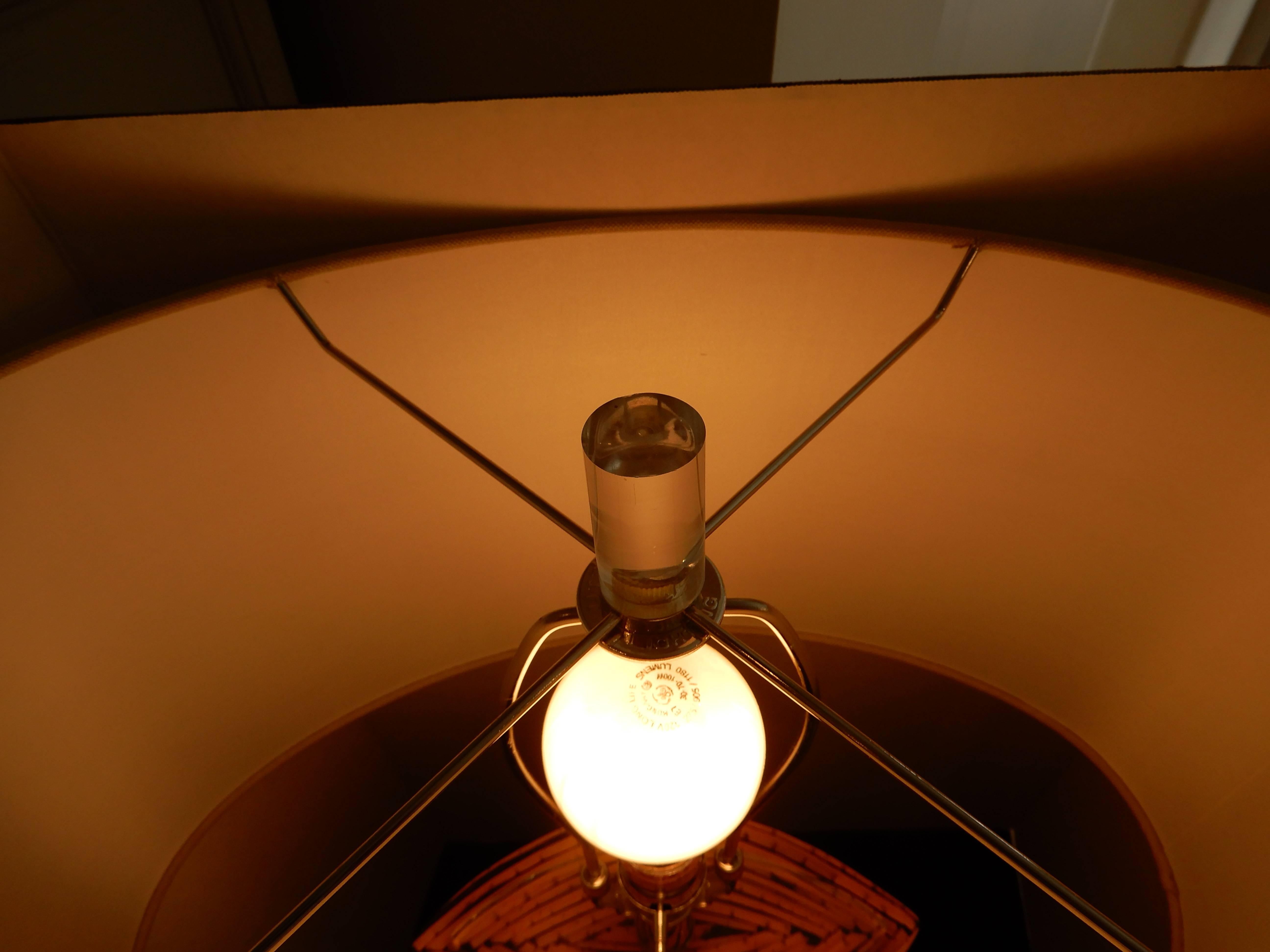 mid century danish table lamp