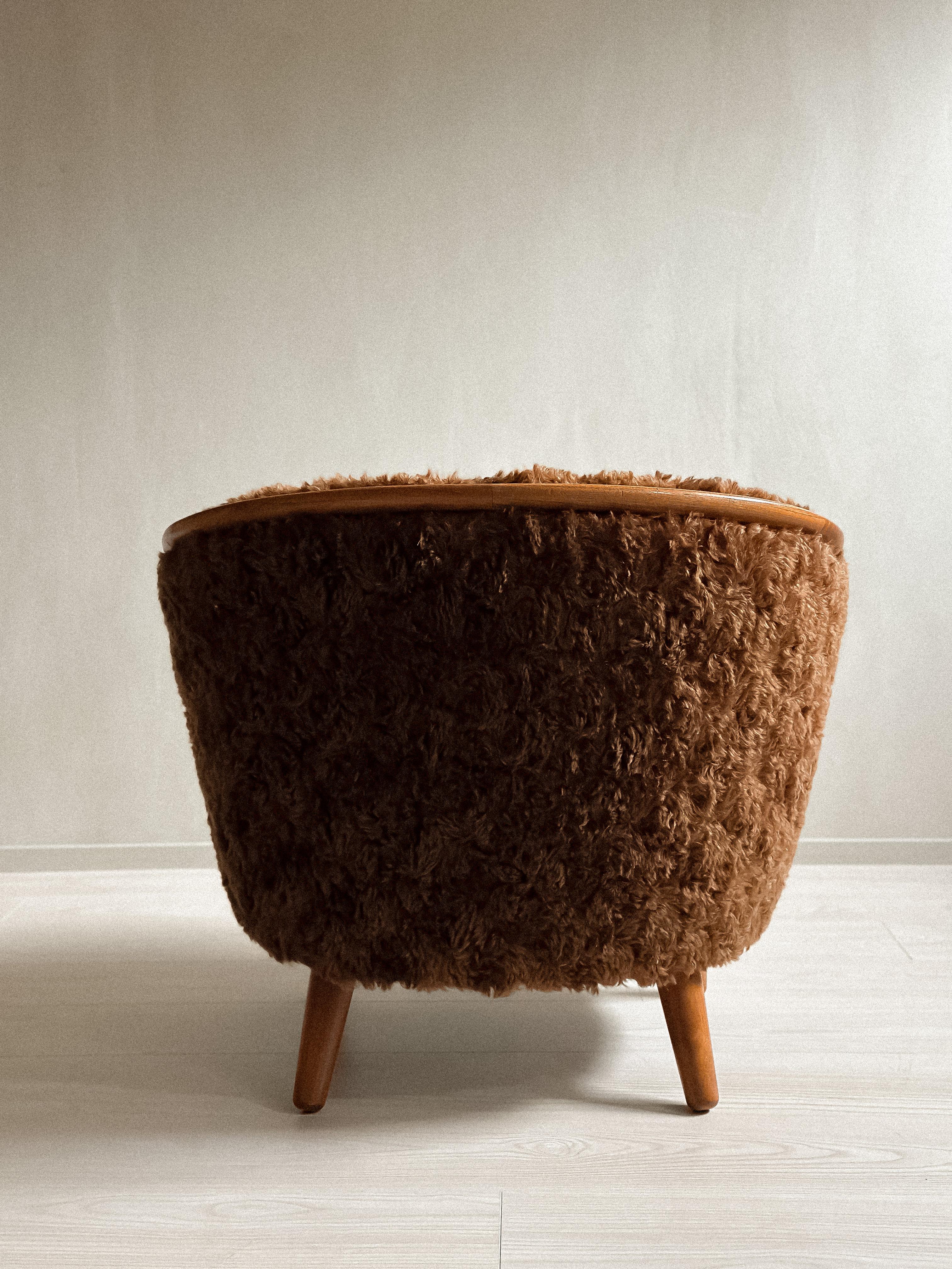 Norwegian A Mid-Century Egg Chair, Royal by P.I. Langlo, Norway, 1950s