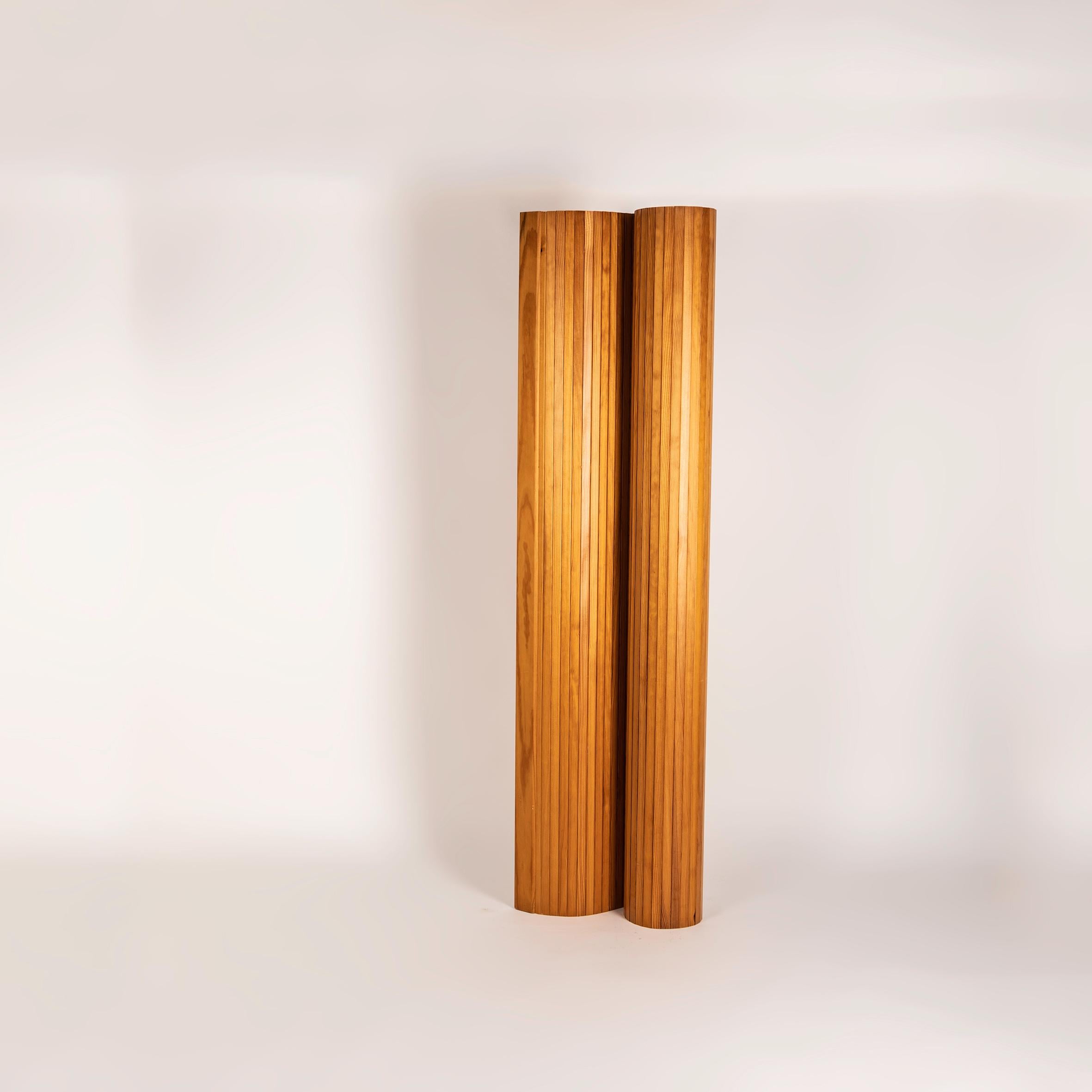 A Mid-century folding Screen in the style of Alvar Aalto  For Sale 1