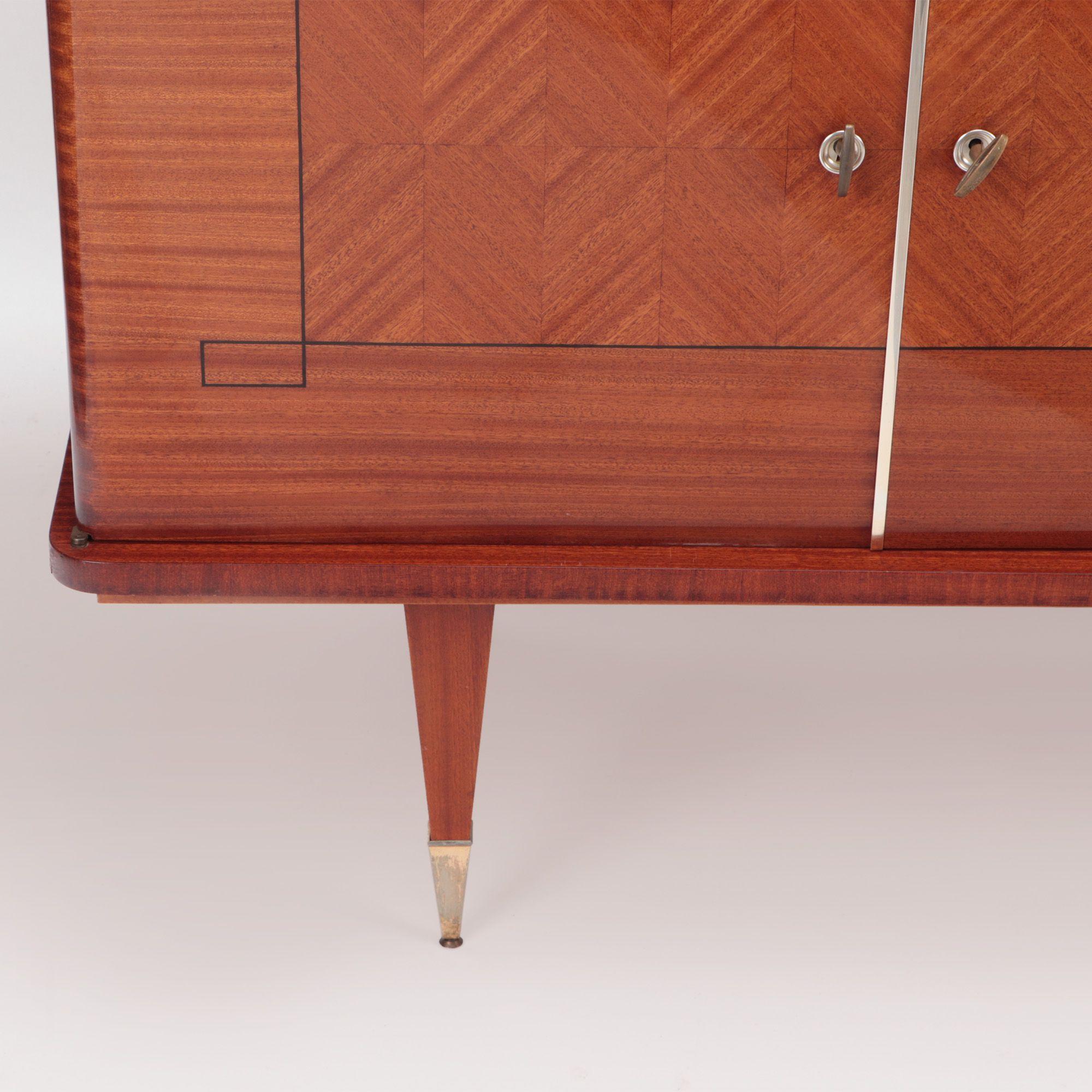 Mid-Century French Mahogany Sideboard, C 1960 For Sale 3