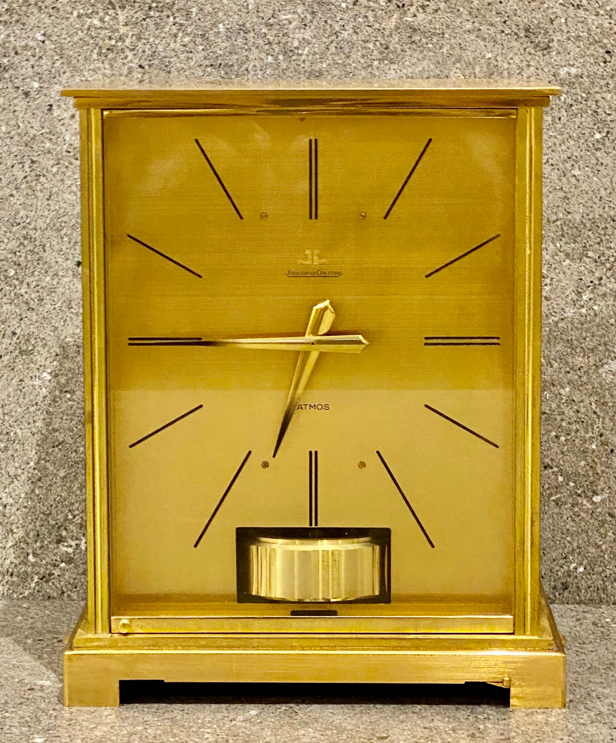 Mid Century Jaeger Le Coultre Atmos Clock For Sale 3
