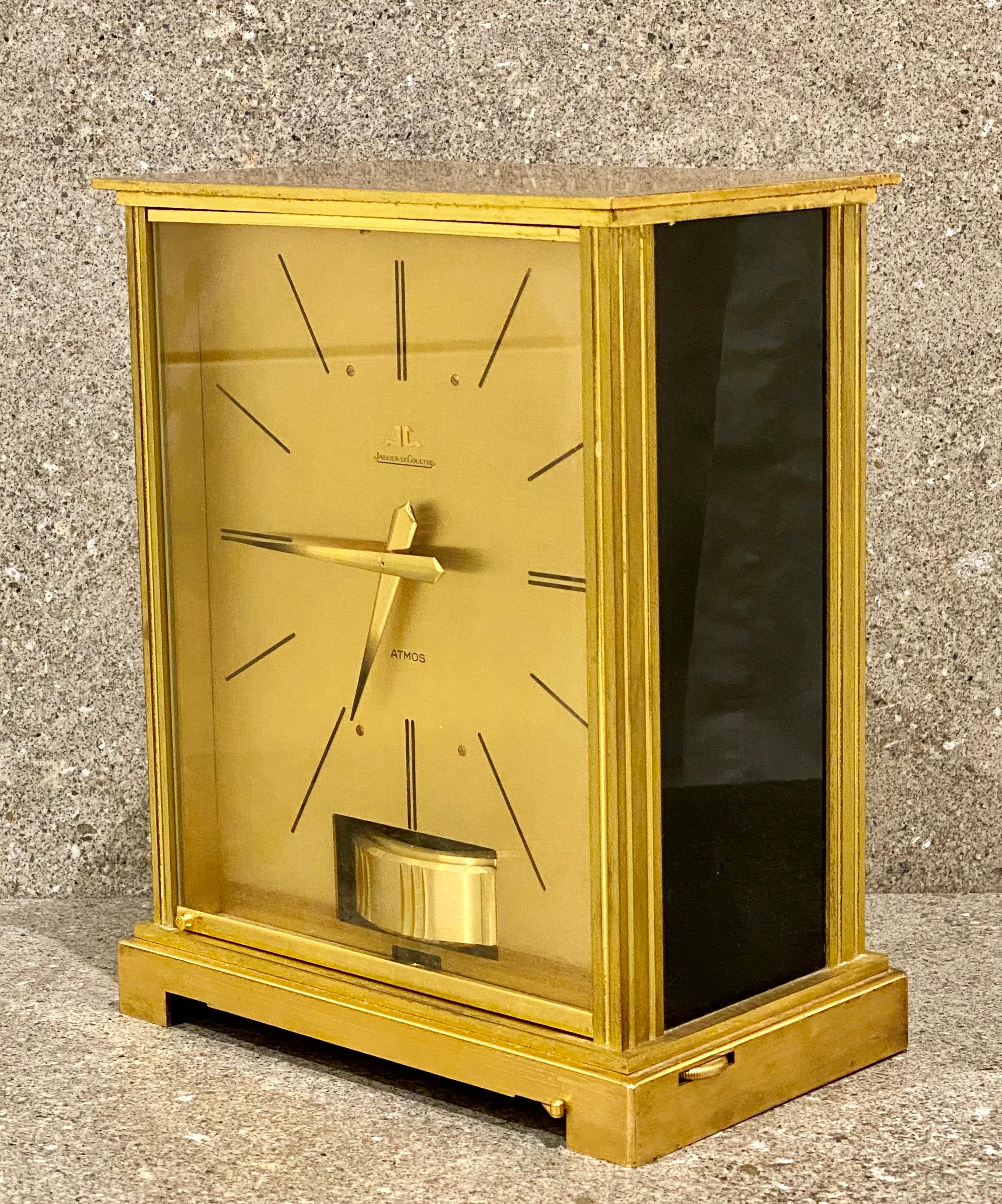 Mid-Century Modern Mid Century Jaeger Le Coultre Atmos Clock For Sale