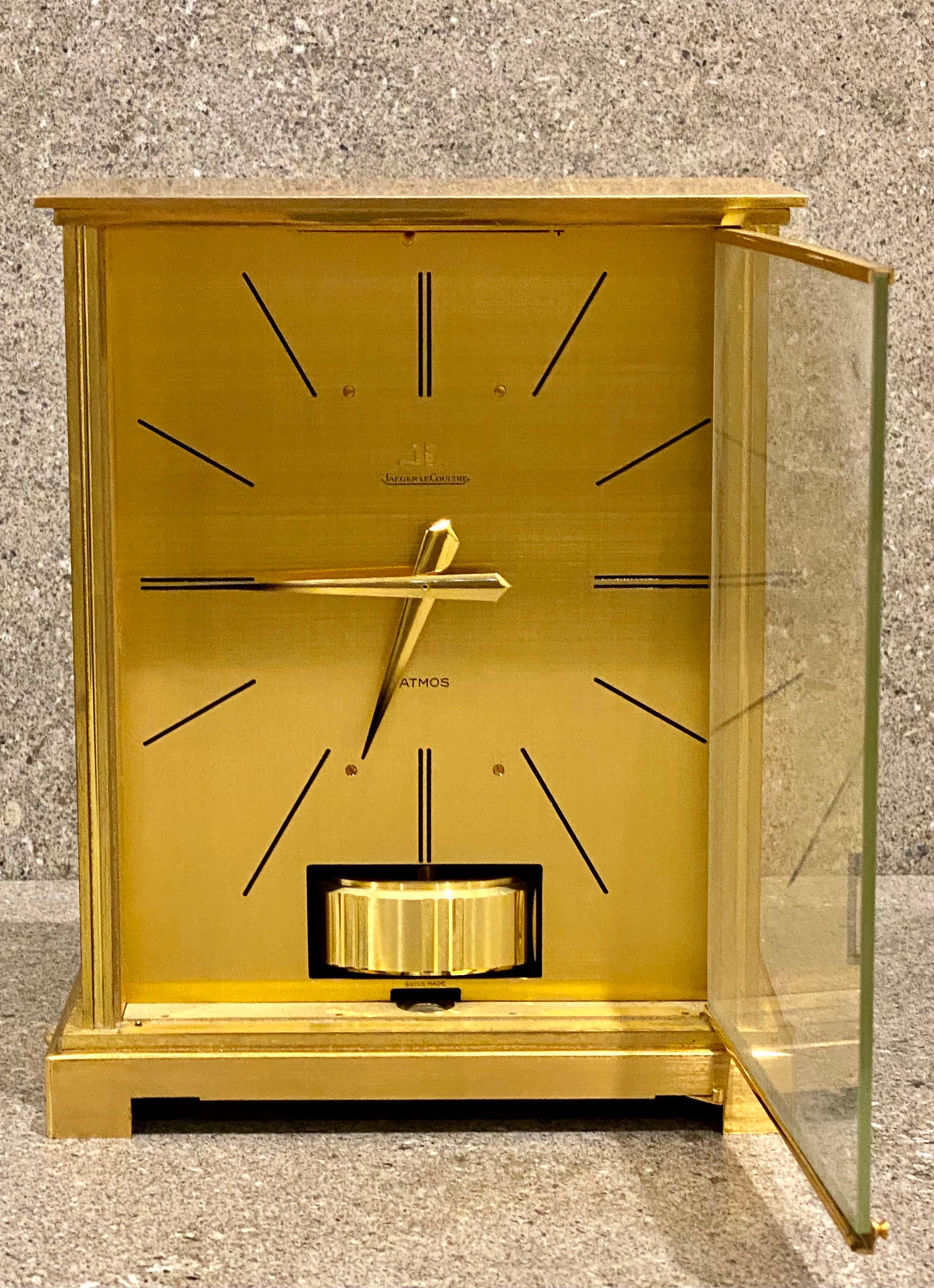 Mitte des Jahrhunderts Jaeger Le Coultre Atmos-Uhr (Bronze) im Angebot