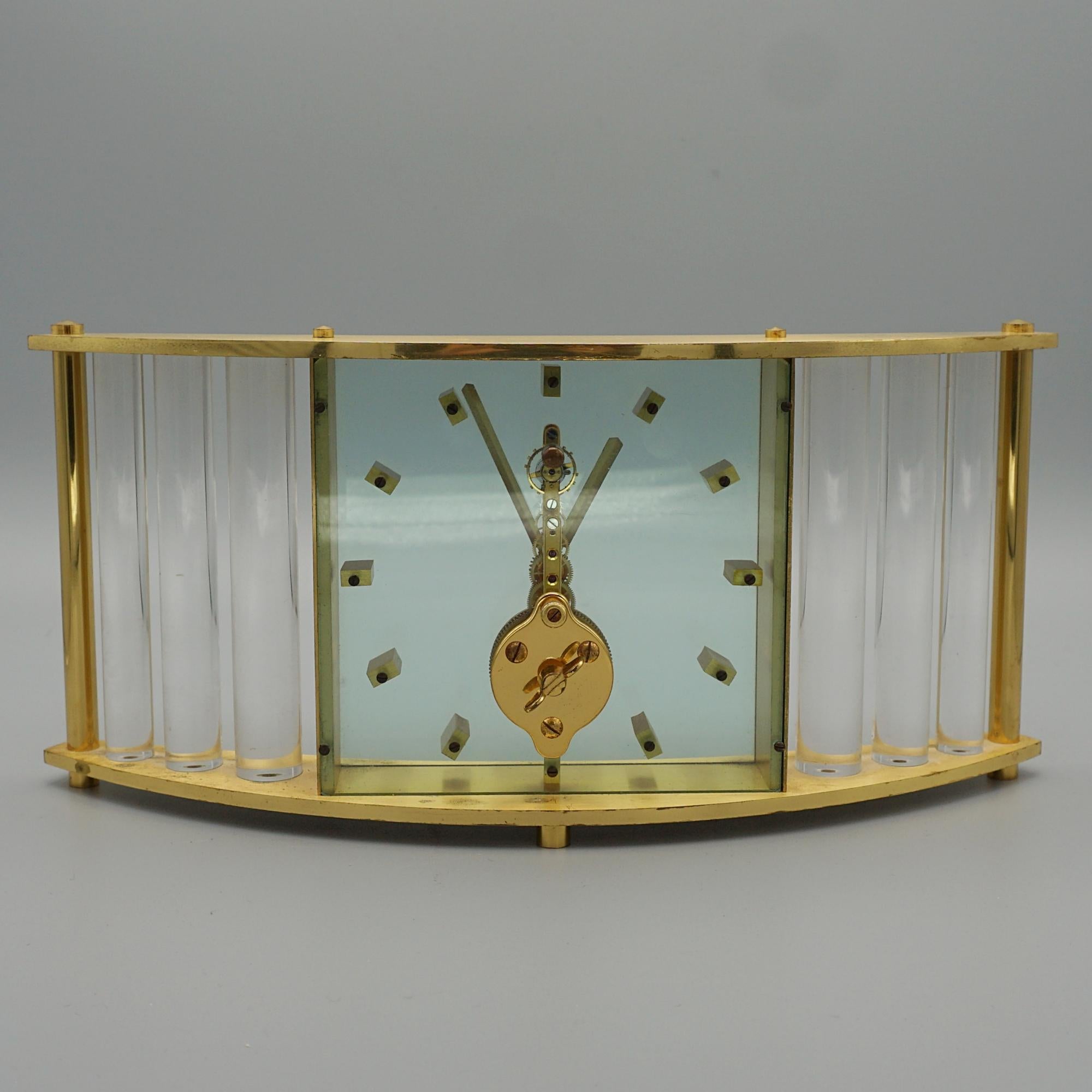 A Mid-Century Jaeger LeCoultre Mantel Clock Circa 1960 3