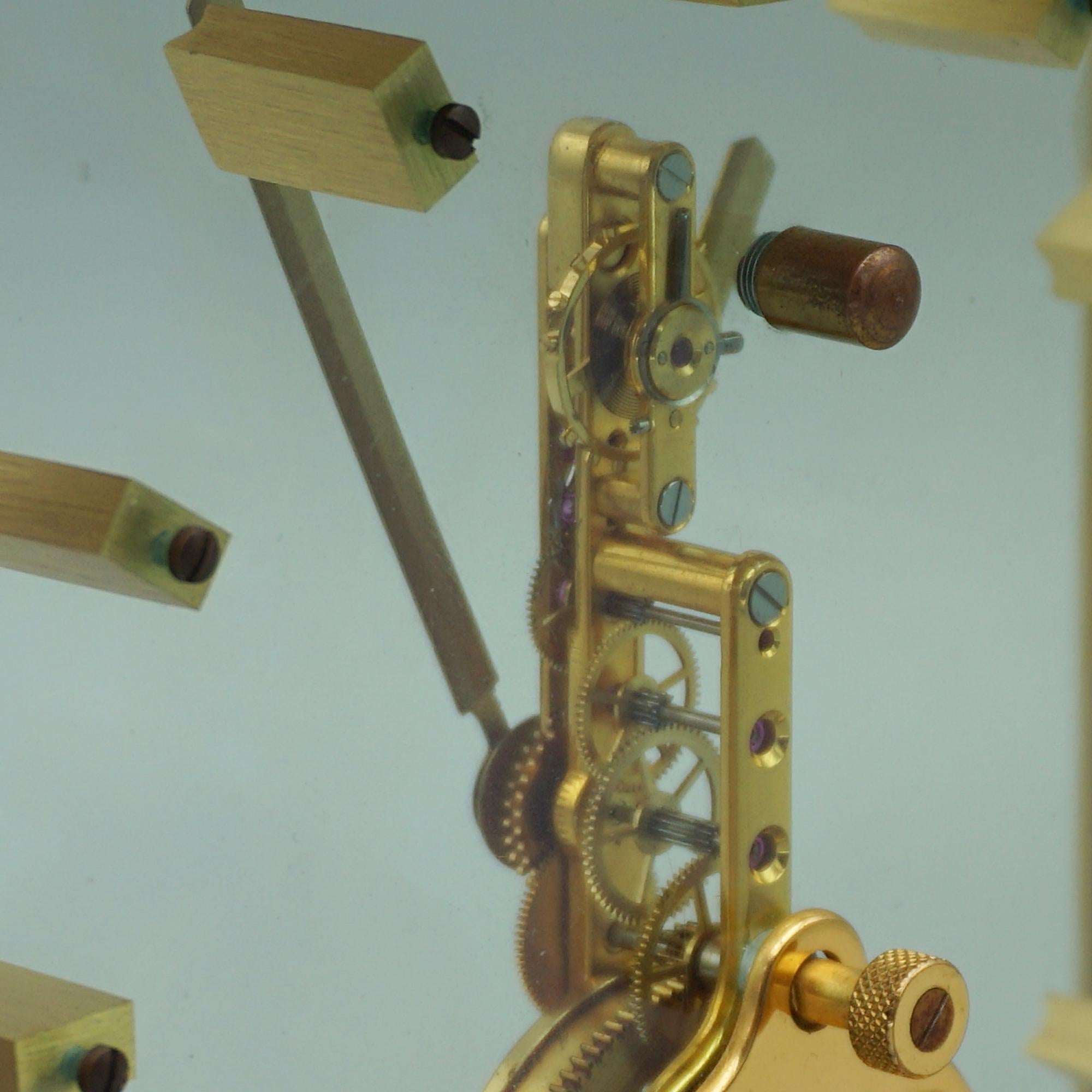 A Mid-Century Jaeger LeCoultre Mantel Clock Circa 1960 6
