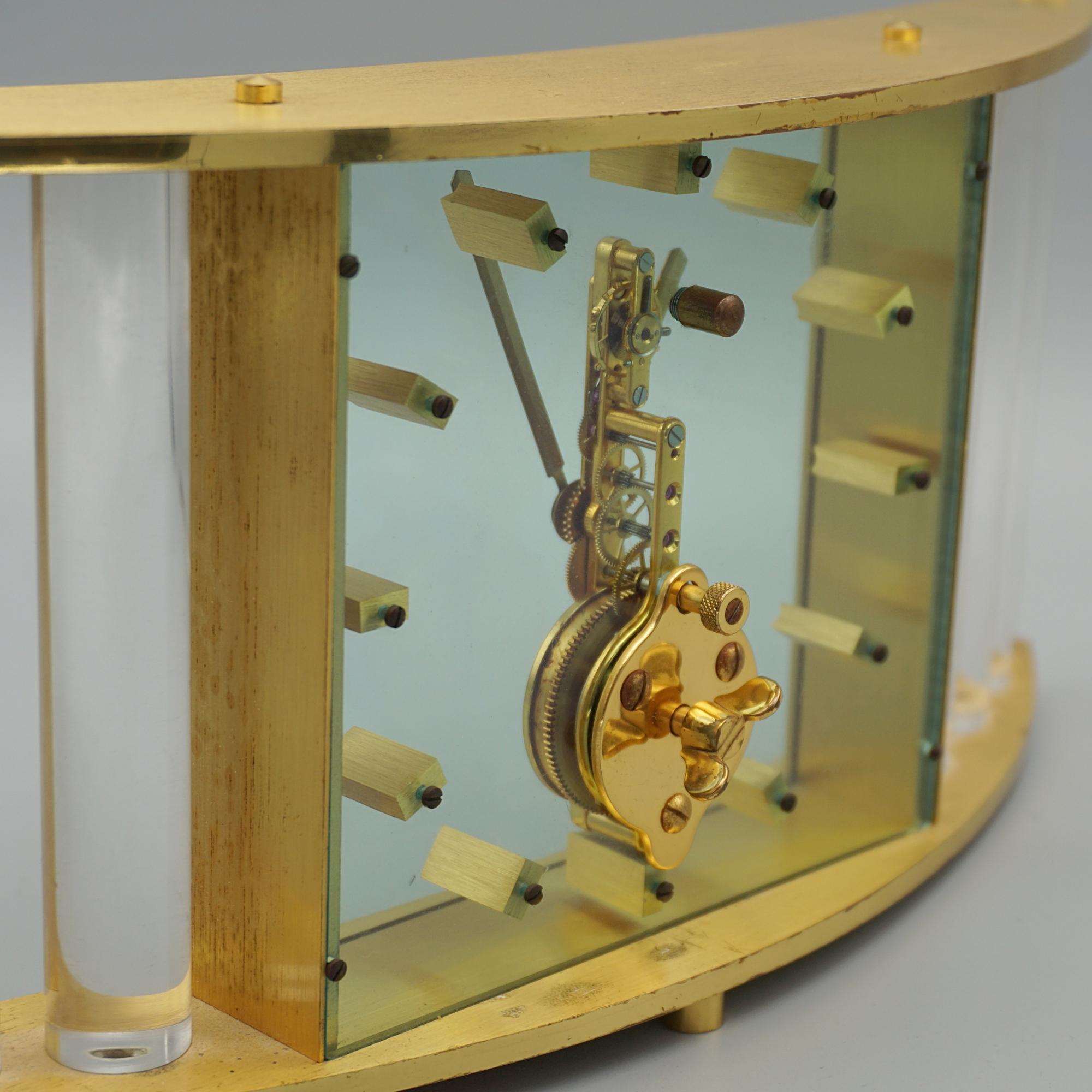 Mid-Century Modern A Mid-Century Jaeger LeCoultre Mantel Clock Circa 1960