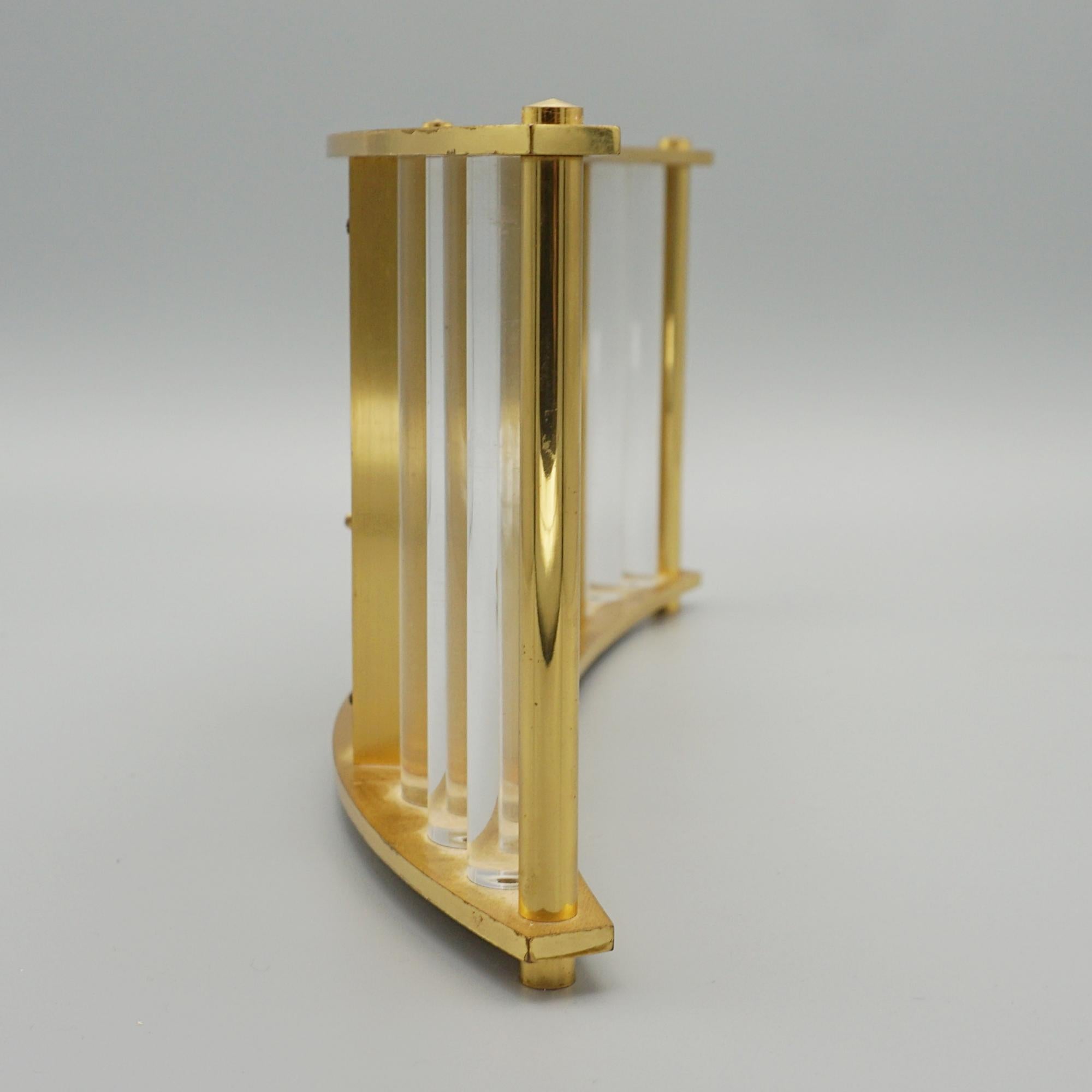 Swiss A Mid-Century Jaeger LeCoultre Mantel Clock Circa 1960