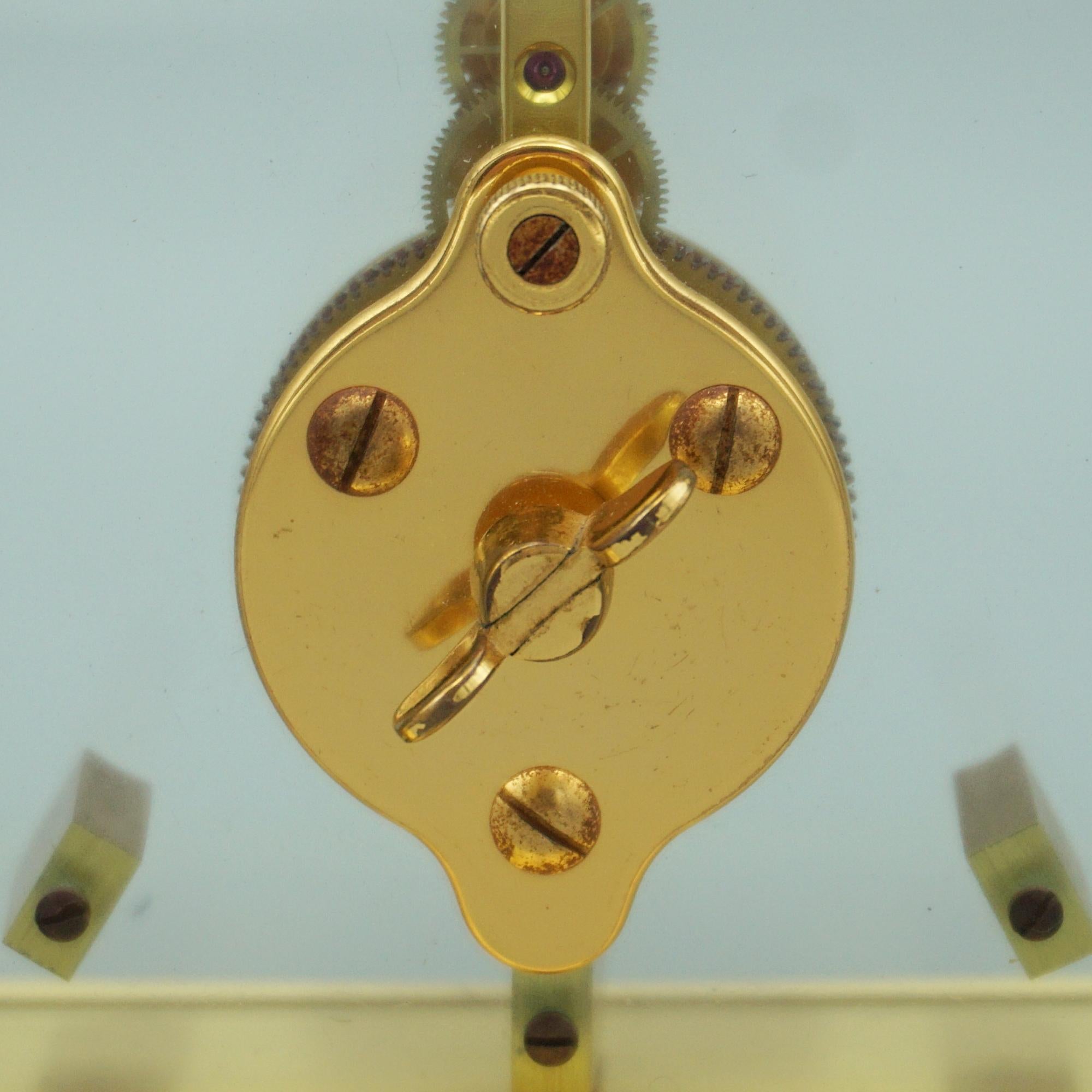 Mid-20th Century A Mid-Century Jaeger LeCoultre Mantel Clock Circa 1960
