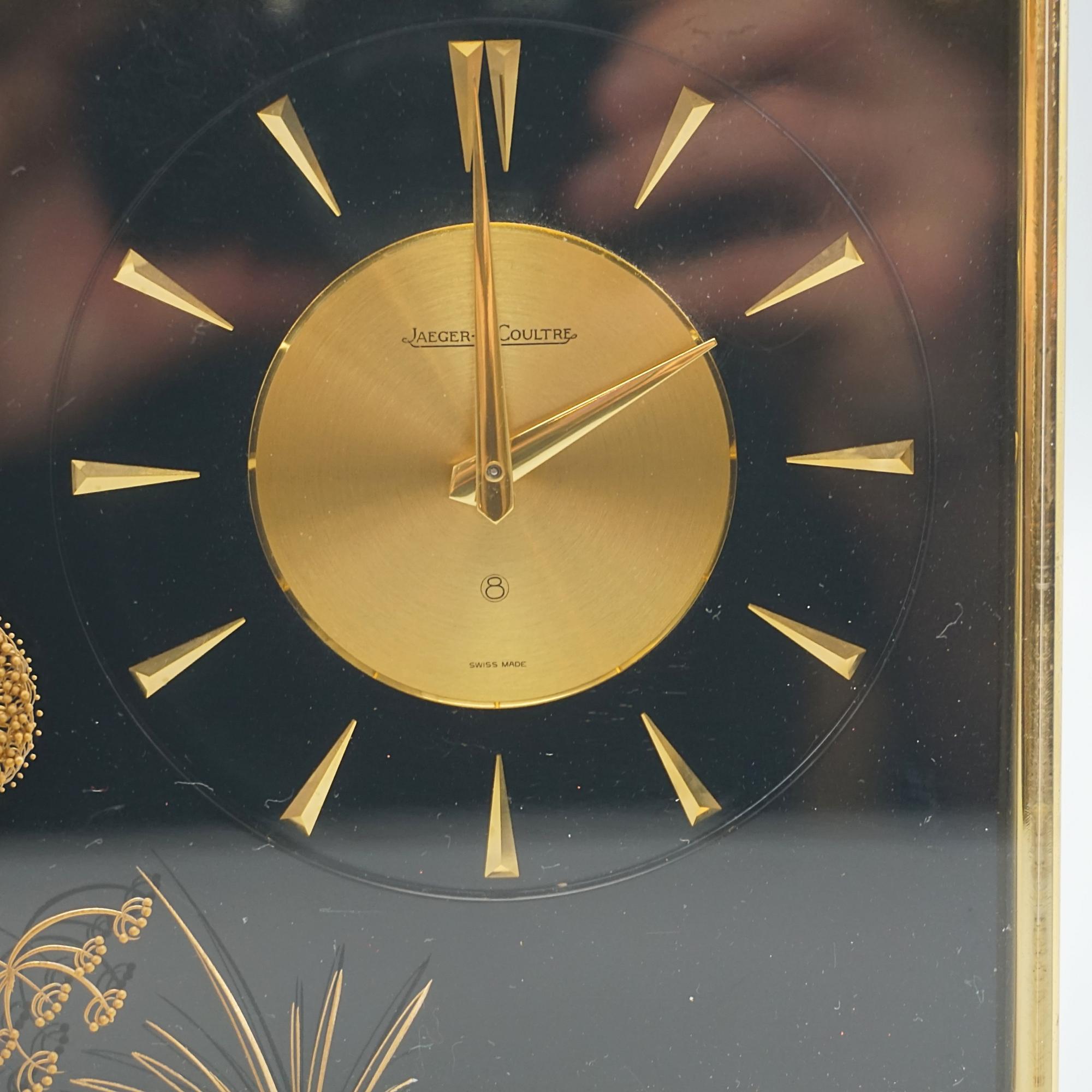 A Mid-Century 'Marina' Jaeger-LeCoultre mantel clock 6