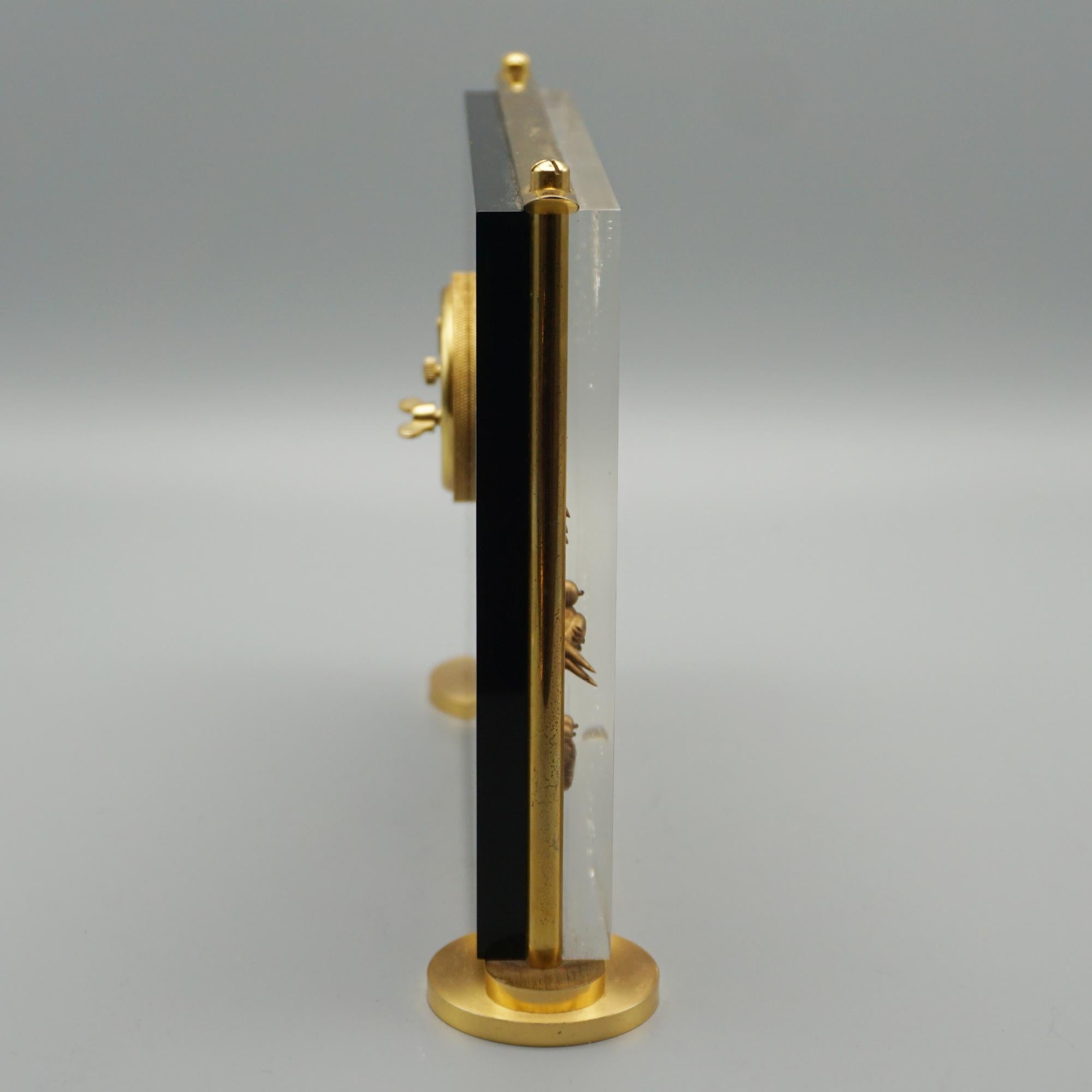 Swiss A Mid-Century 'Marina' Jaeger-LeCoultre mantel clock
